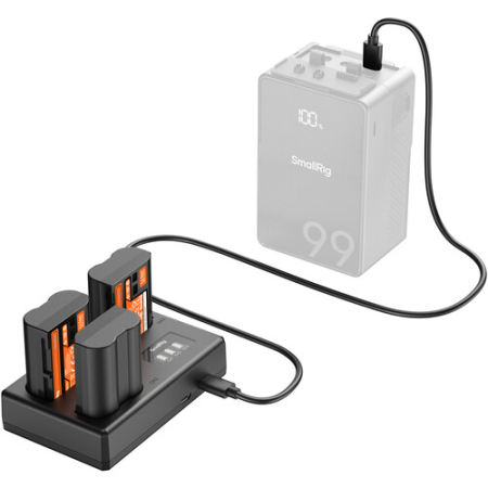 SmallRig 6018 - zestaw ładowarki z trzema akumulatorami Nikon EN-EL15c - przykład użycia